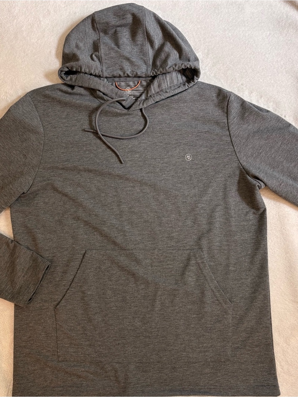 Cloudveil Men's Dark Gray Lightweight Pullover Hoodie Sz XL